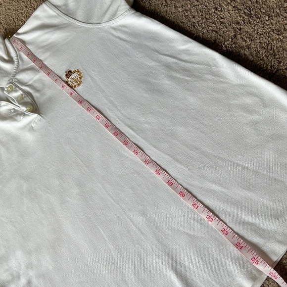 Bundle of Two Vintage Ralph Lauren White Blue Chest Crest Logo Short Sleeve Polo - Picture 11 of 13